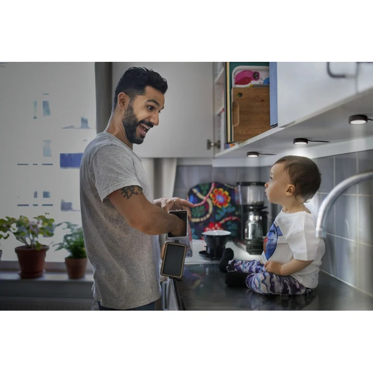 Ledvance Schrankleuchten-Spots 3er Set 3x3W 250 lm warmweiß schwarz – Bild 2