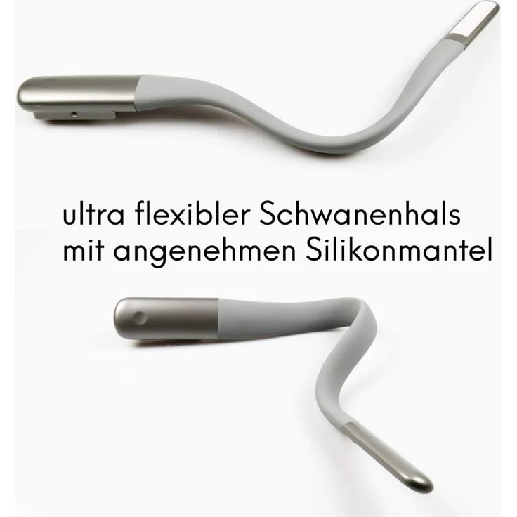 kalb Bettleuchte Bettleuchte "Sedani" 4W Leseleuchte Flex Silikonhals warmweiss, warmweiß – Bild 6