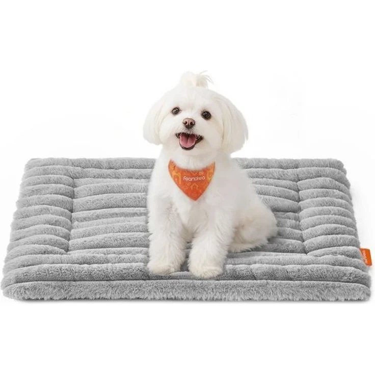 Feandrea Hundedecke, S, 60 x 45 cm, Haustierdecke für Hunde, Katzen, Hundesofa maschinenwaschbar, Hundesofa-Schutzdecke, taubengrau – Bild 4