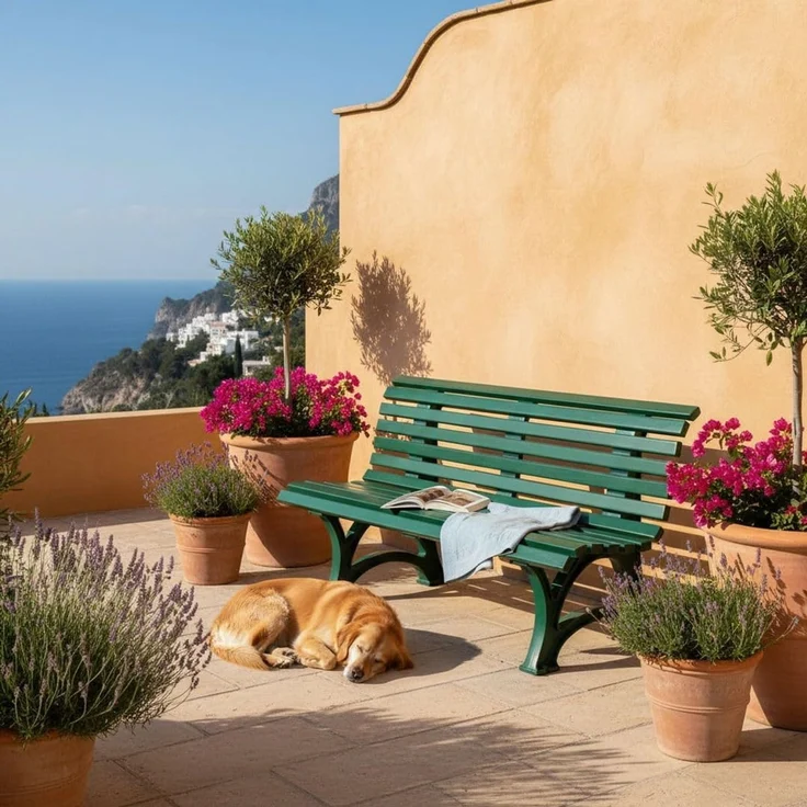 PROREGAL® Gartenbank Gartenbank Jamaika, 3-Sitzer, Grün, HxBxT 80x150x64cm, Kunststoff