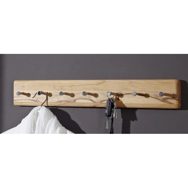 Wandgarderobe 70cm 'Bayreuth' Kernbuche massiv