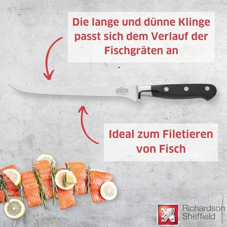 Richardson Sheffield V SABATIER Filetiermesser – Bild 3