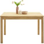 Esstisch >ANKARA< in Wildeiche geölt aus Massivholz - 80x120x75cm (LxBxH)