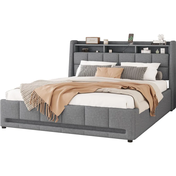 Kinderbett 140×200/90×200 cm aus Massivholz mit Schreibtisch, weiß – Bild 4