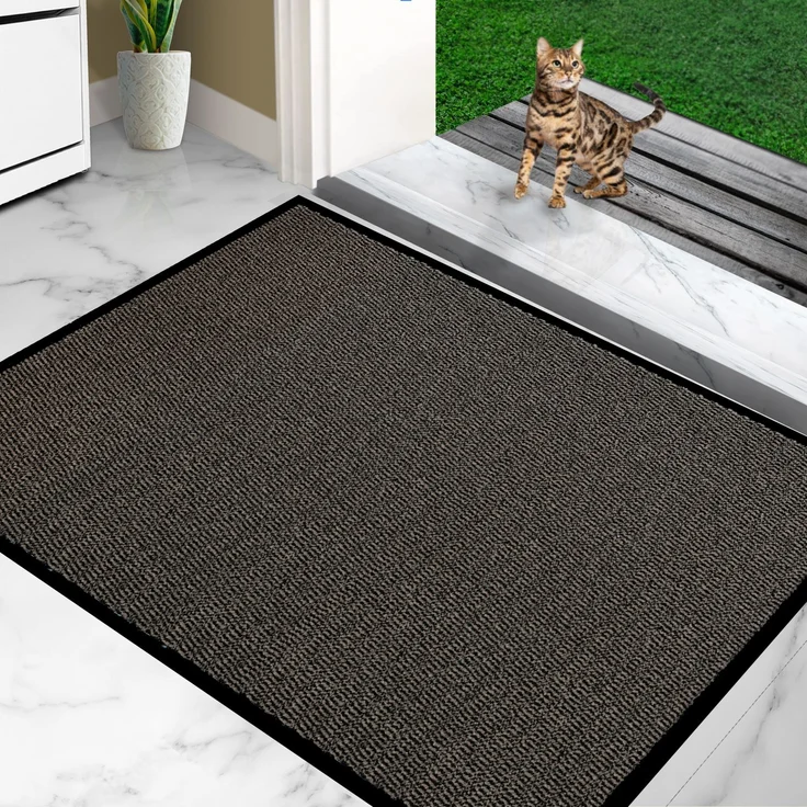 Furni24 Fußmatte - Beige-Schwarz, 80 x 120 cm – Bild 3
