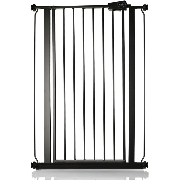 Bettacare Kinder- und Haustiergitter, 75 cm - 83 cm, Mattschwarz