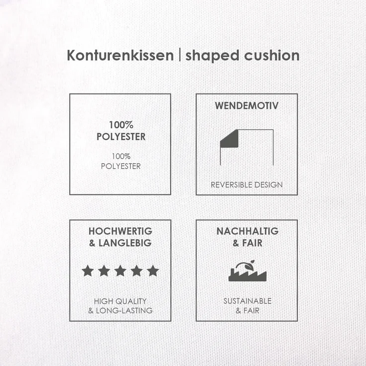 Herding NFL Wappen Konturenkissen, ca. 36x26 cm, 100% Polyester, Blau, Weiß, Rot – Bild 6