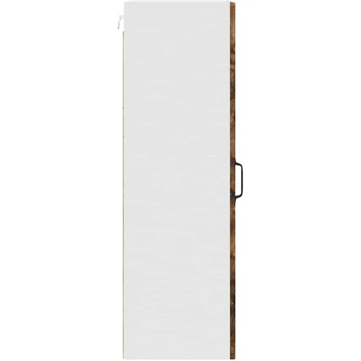 vidaXL Wandglas-Schrank PORTO Räuchereiche 40 x 31 x 100 cm 885450 – Bild 7