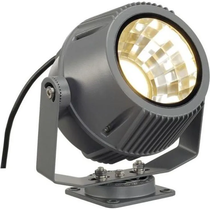 SLV No. 231072 FLAC BEAM LED Strahler steingrau mit Philips DLM ES Modul 1800lm 3000K