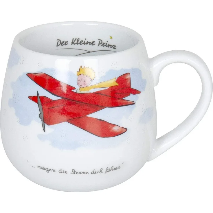 Könitz Der Kleine Prinz Flugzeug Kuschelbecher, Becher, Tasse, Kaffeetasse, Porzellan, Kleiner Prinz, 400 ml, 11 1 143 2316