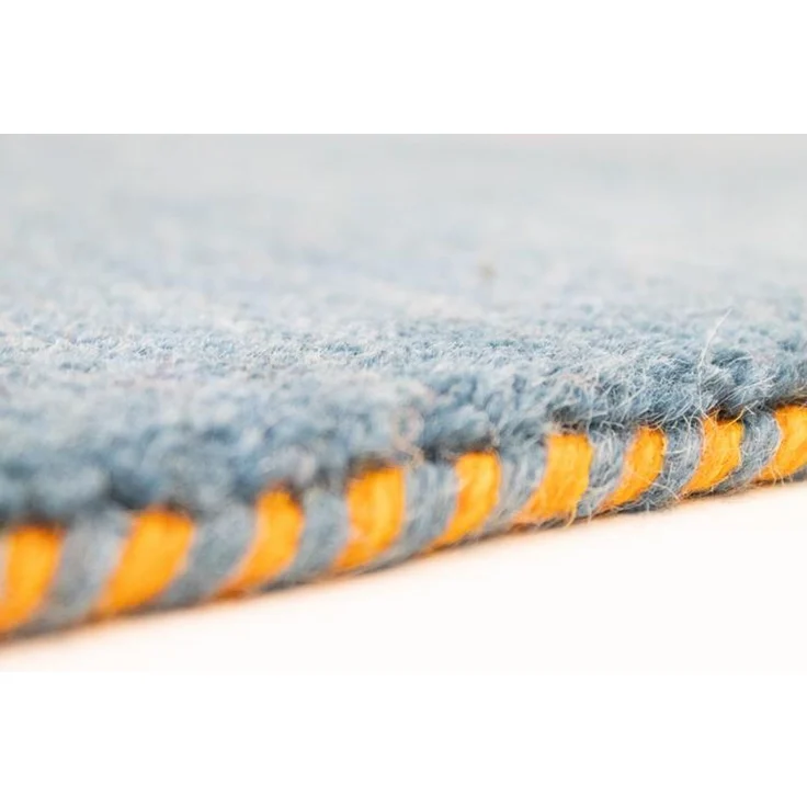Gabbeh Teppich - Indus »Agra« 160 x 90 cm - hellblau – Bild 4