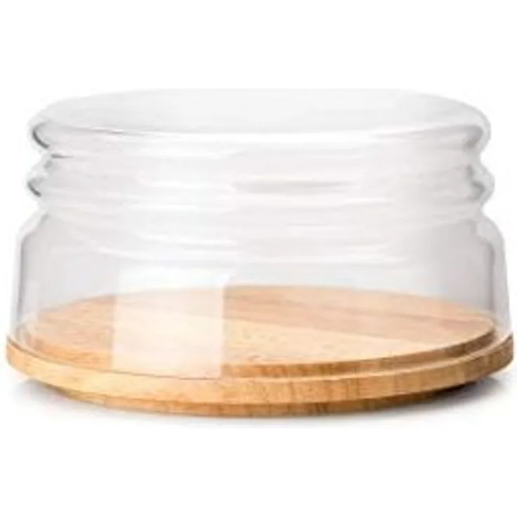 Continenta Käseglocke flach 2-tlg. 20,5x 11 cm