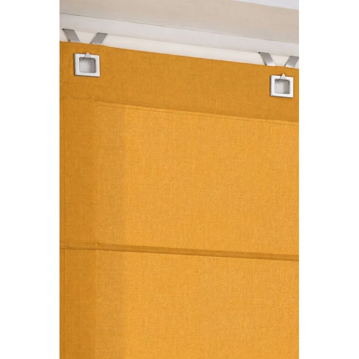 Kutti Raffrollo Duck in 6 Farben, mit Hakenaufhängung, ohne Bohren, freihängend, modernes Ösen-Design, 100% Baumwolle, blickdicht – Bild 2