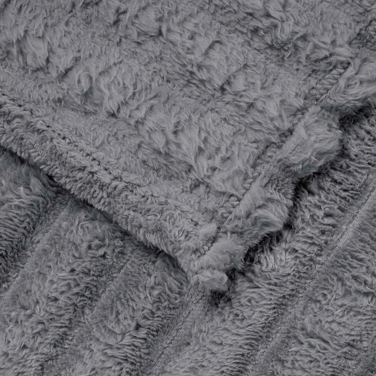 vidaXL Wohndecken 6 Stk. Dunkelgrau 150 x 130 cm 2.85 Fleece 42016873 – Bild 6