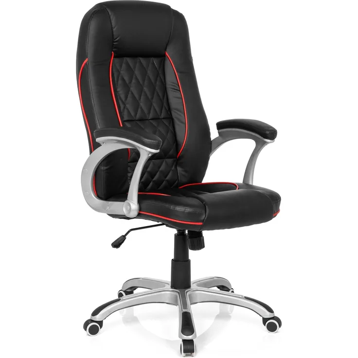 MyBuero Gamingstuhl RELAX AB100 Kunstleder Schwarz/Rot