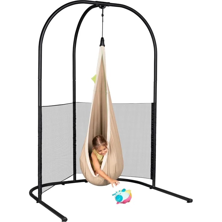 La Siesta Arcada Anthracite - Verzinktes Stahl-Gestell für Hängesessel und Kinder-Hängehöhle – Bild 7
