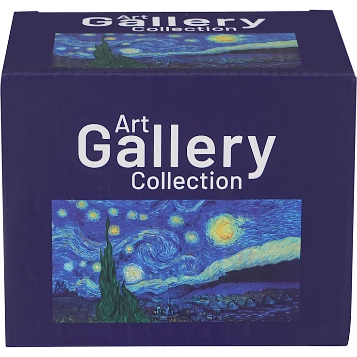 DUO ART GALLERY Glasbecher 530 ml STARRY NIGHT inspired by Van Gogh, Kristallglas – Bild 3