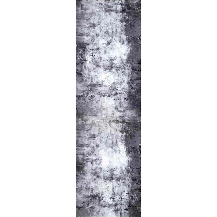 vidaXL Küchen Teppich Grau 150 x 45 cm Samt 42013417 – Bild 1