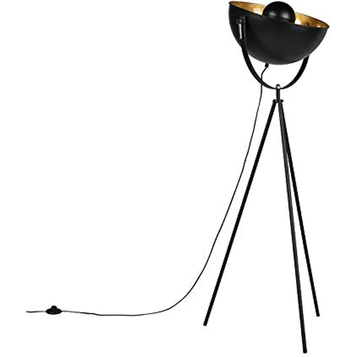 Qazqa Stehlampe Magna licht88, ohne Leuchtmittel, E27, Schwarz, Design, Stahl, 1-flammig – Bild 3