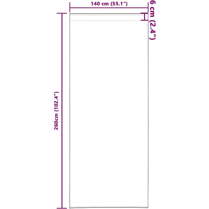 vidaXL Verdunkelungs-Vorhänge mit Ringen 2 stk. Grün 260 x 140 cm 4107502 – Bild 9