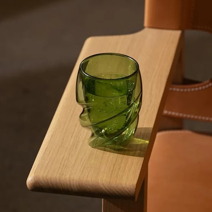 Bodum 2 Stück Glas doppelwandig 0.27l Pavina Paris transparent green – Bild 5