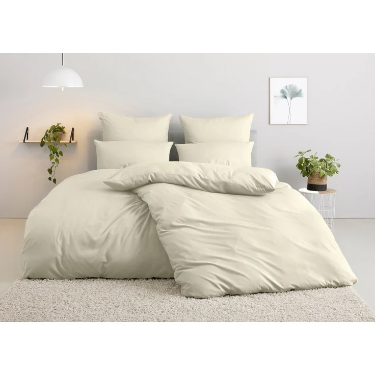 OTTO home Bettwäsche Desner, Microfaser, 2 teilig, Premium Qualität, 100 % Polyester, sehr weich, uni, ab 135x200 cm – Bild 4