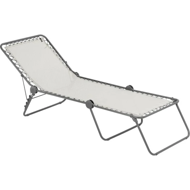 Lafuma Mobilier Siesta L Sonnenliege, Batyline, Seigle II, 201 x 70 x 35.5 cm