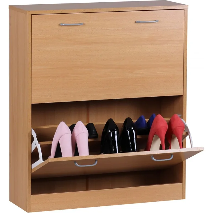 Schuhkipper in Braun - 75x24x87cm (LxBxH)