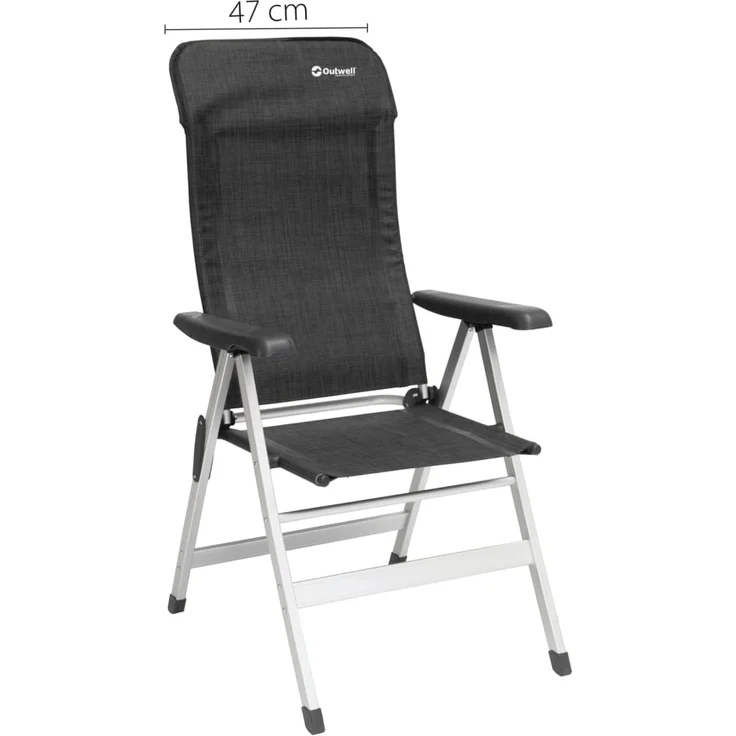 Outwell Klappstuhl Melville Schwarz & Grau 445970 – Bild 5