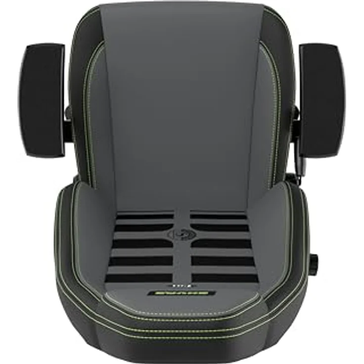 noblechairs LEGEND Gaming Stuhl - Shure Edition, ergonomischer Bürostuhl aus grauem PU-Leder, Kaltschaumpolsterung, bis 150 kg belastbar, 60-mm-Rollen für harte und weiche Böden – Bild 8