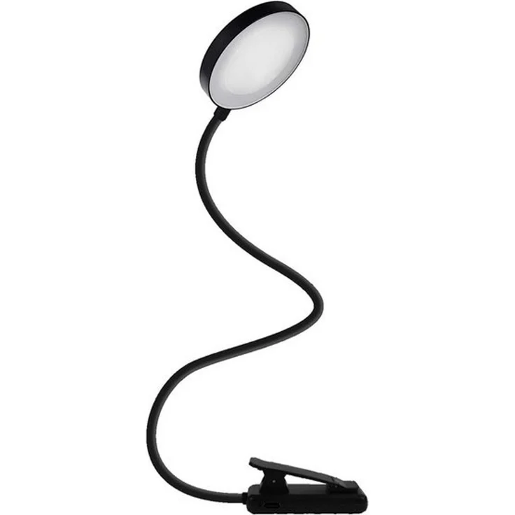 LQWELL LED Leselampe Leselampe Buch Klemme im Bett, USB Wiederaufladbare Leselicht, LED fest integriert, mit 3 Farbtemperaturen, 10 Helligkeitsstufen & Stufenloses Dimmen, 360° Flexibel Buchlampe für Kinder, Buchliebhaber – Bild 4