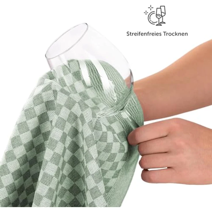 Blumtal Geschirrtuch Premium Geschirrhandtücher in 50 x 70 cm, (Set, 5-tlg, 5, 10 oder 20 Geschirrtücher), 100% Baumwolle, Oeko-TEX® Zertifiziert – Bild 4