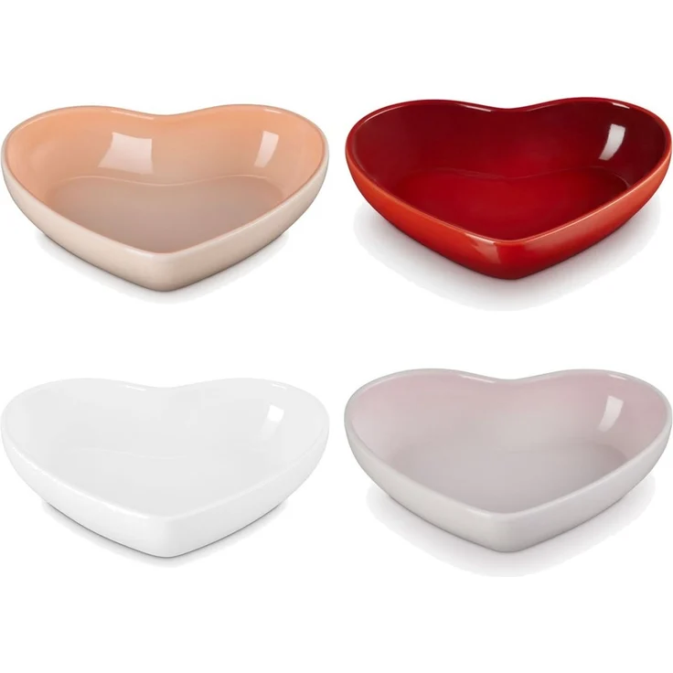 LeCreuset Schüssel in Herzform Steinzeug 20cm | Peche : Peche – Bild 4