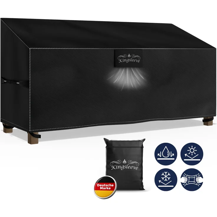KINGSLEEVE® Abdeckung Bank 3 Sitzer Wasserdicht Winterfest