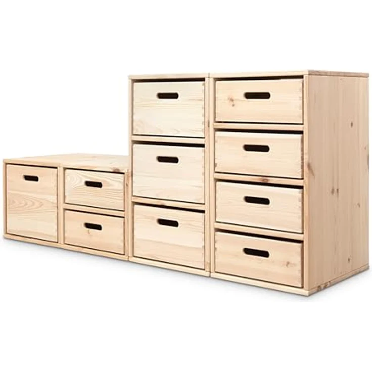 Ehrenkind Kinderregal Aufbewahrungssystem für das Kinderzimmer aus hochwertigem Holz, Modularer Aufbau, individuell kombinierbar – Bild 3