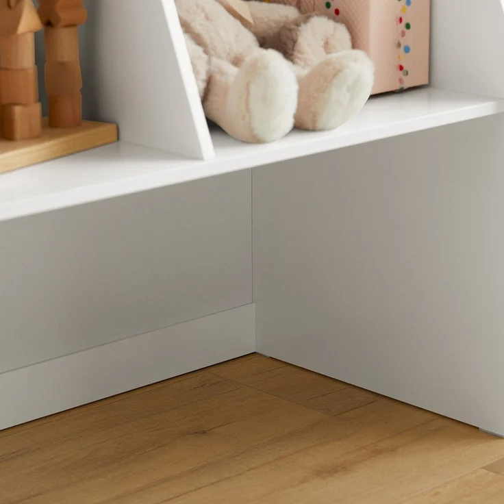 SoBuy KMB83-W Kinderregal, MDF, Lackiert, Weiß, 60 x 36 x 20 cm – Bild 9