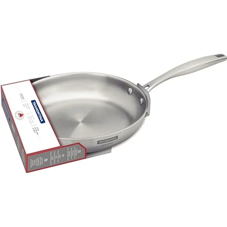 Tramontina Grano Bratpfanne, Ø 30 cm, Edelstahl, Induktion, ofenfest, spülmaschinengeeignet – Bild 5