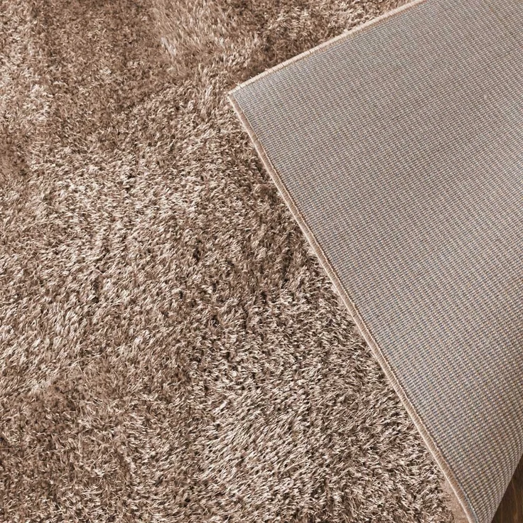 HOME DELUXE Hochflor Teppich SOFI - 110 x 60 cm Braun – Bild 4