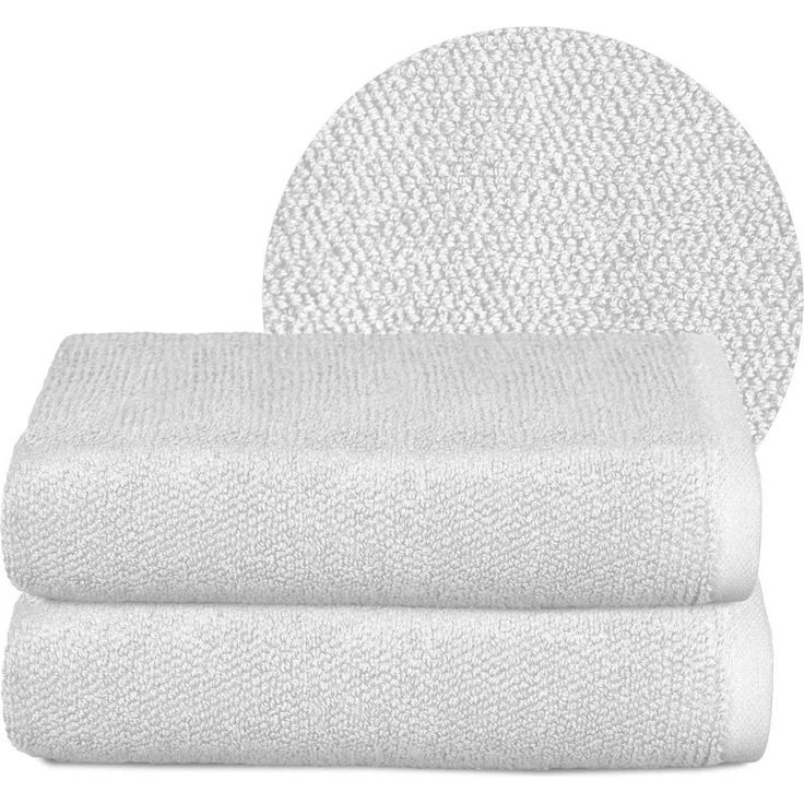 Beautex Handtuch Set Handtuch Set, Made in Europe, Frottier (Multischlaufen-Optik, Frottier Premium Set aus 100% Baumwolle 550g/m)
