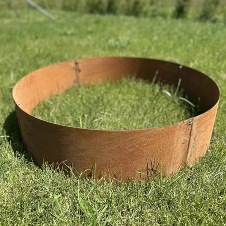 Czaja Pflanzkübel Pflanzring Ø 100 cm Edelrost - Hochbeet Pflanzgefäß Pflanzkübel, unberostet geliefert, rostet mit der Zeit – Bild 8