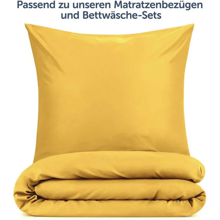 Blumtal Kissenbezüge aus gebürstetem Mikrofaser-Gewebe - Oeko-TEX zert. Kissenbezüge, (2 Stück), mit Reißverschluss oder Verschlusslasche – Bild 3
