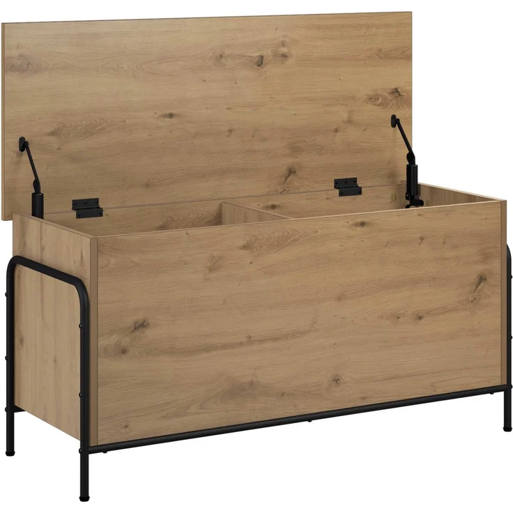 vidaXL Aufbewahrungsbox Artisan-Eiche 80 x 40 x 49,5 cm Holzwerkstoff 8013685 – Bild 3