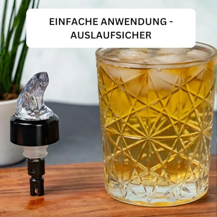 WESTMARK Flaschenausgießer »Auto-Pour« 4 cl, glasklar, 12 Stk. Dosierausgießer – Bild 7