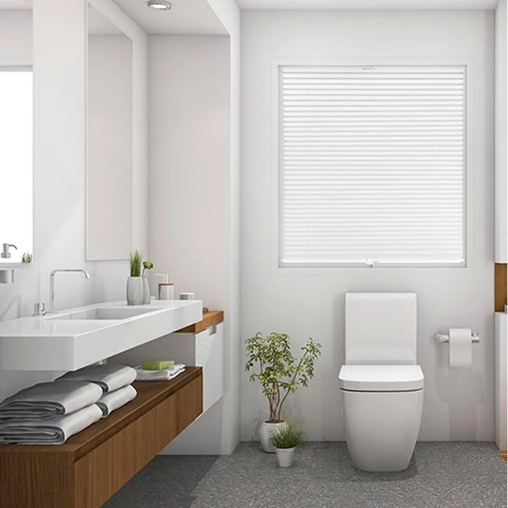 Sekey Plissee ohne Bohren 80x210cm, Weiß – Bild 6