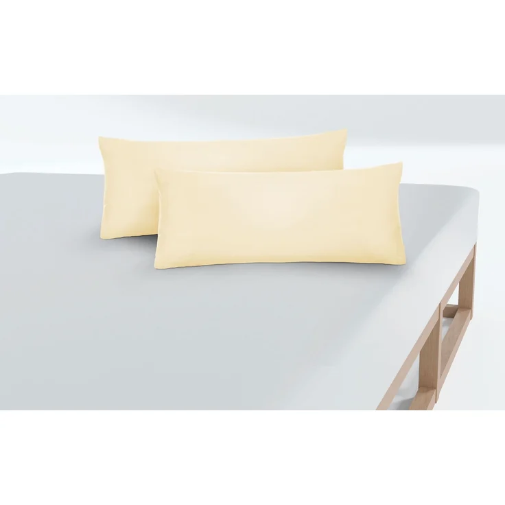 biberna Feinjersey-Spannbetttuch 0077144, gelb, 2x 40x80cm – Bild 3