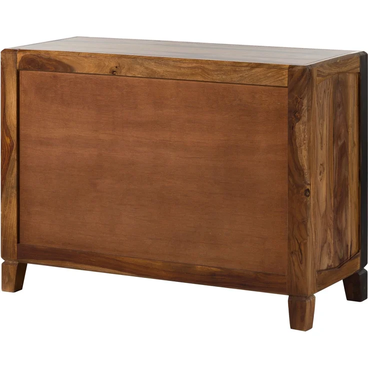 Sideboard Sheesham 110 x 45 x 80 dunkelbraun lackiert ANCONA #220 – Bild 10