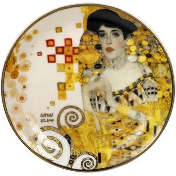 Goebel Miniteller Gustav Klimt - Adele Bloch-Bauer, Dekoteller, Teller, Artis Orbis, Fine Bone China, Bunt, 10 cm, 67063061