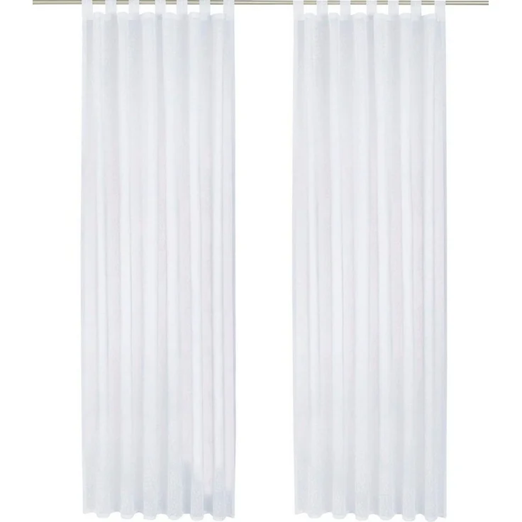 OTTO home Gardine Belem (2 St), Schlaufen, transparent, Voile, 1 oder 2 Schals, Vorhang, Fertiggardine, Kreise – Bild 3