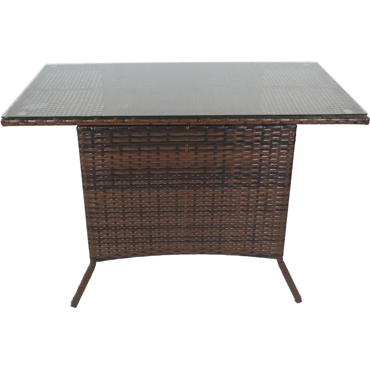VCM Gartentisch Raloso 920284 Braun H. 74 x B. 114 x T. 64 cm – Bild 2