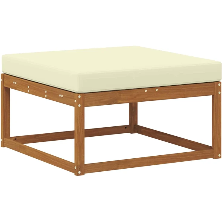 vidaXL Outdoor-Sofagarnitur 4 stk. 4-Sitzer Natur und Creme 3367408 – Bild 4